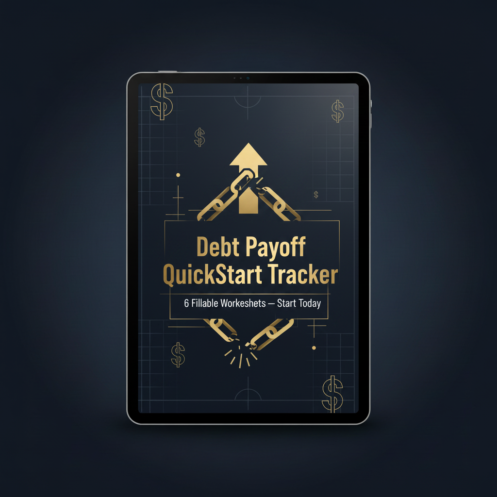 Debt Payoff QuickStart Tracker Cover