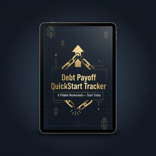 Debt Payoff QuickStart Tracker Cover